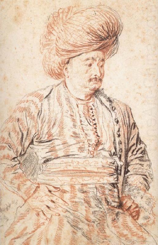 Seated Persian, Jean-Antoine Watteau